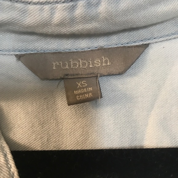 Nordstrom B.P light blue soft button up - Picture 3 of 3